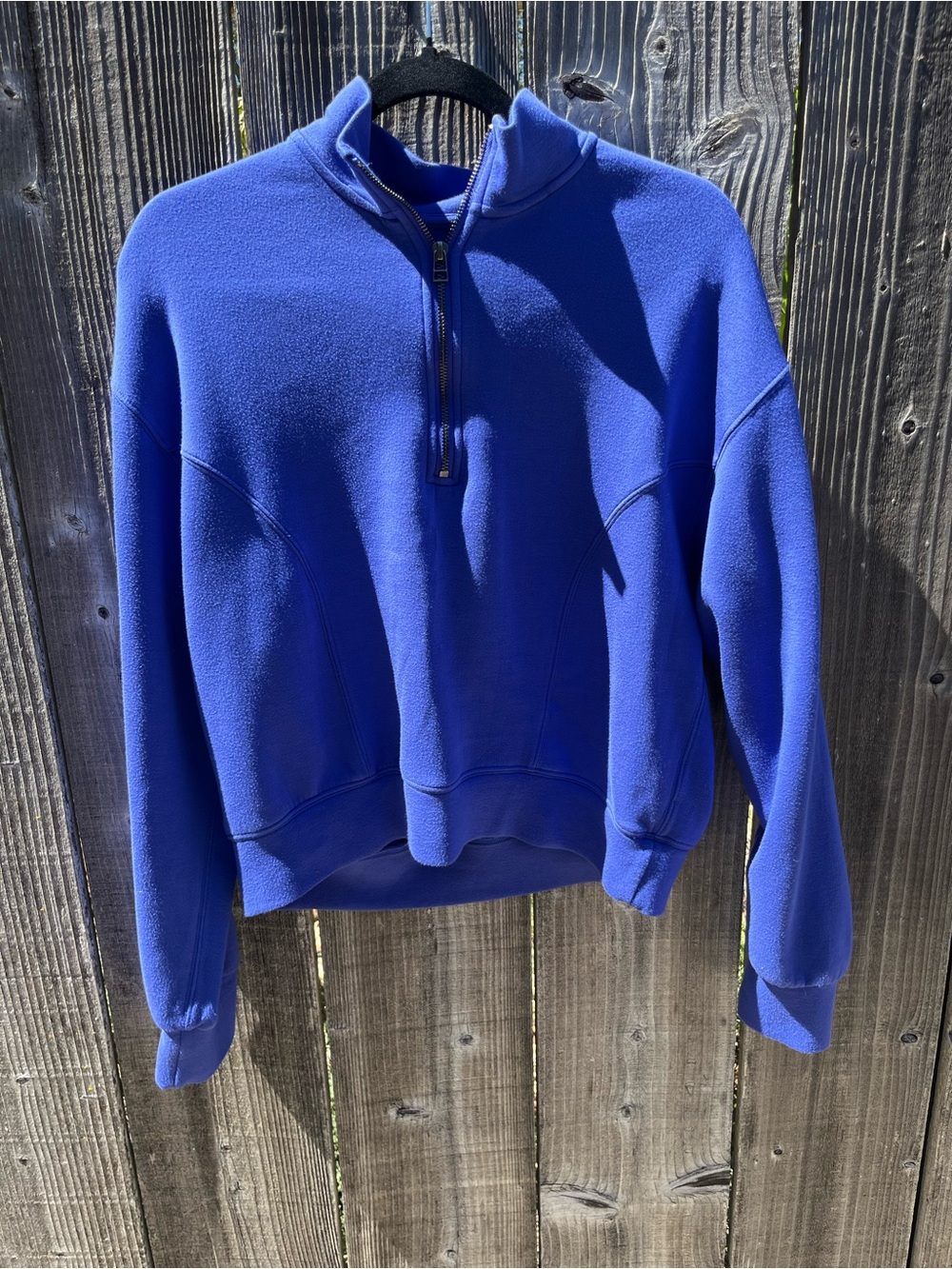 Quarter-Zip Cropped Pullover